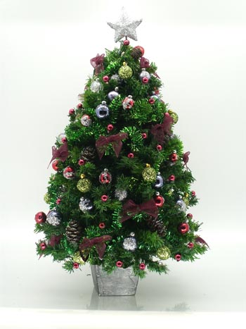 7.5 Inch Luxury Dollshouse Miniature Christmas Tree